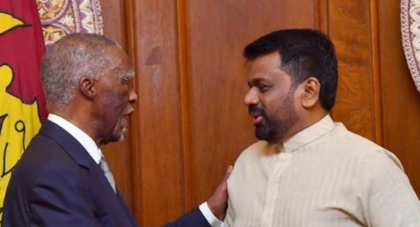 SA's Former President Thabo Mbeki Meets With AKD